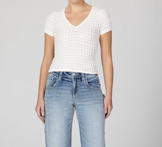 Miss Me Dany Crinkled Top