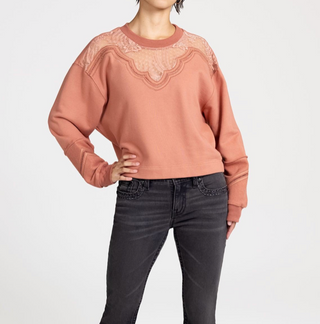 Miss Me Beth West Lace Sweater