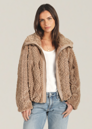 Dylan So Cozy Cable knit Jacket