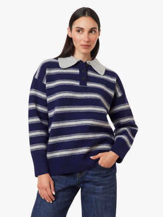 Habitual Brinda Oversized Polo Sweater