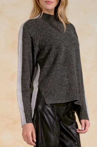 Elan Lindsay Dual Tone Sweater