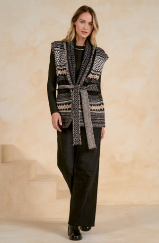 Elan Melinda Sleeveless Cardigan
