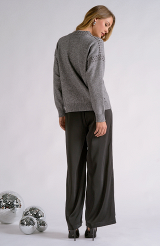 Elan Carrie Studded Sweater