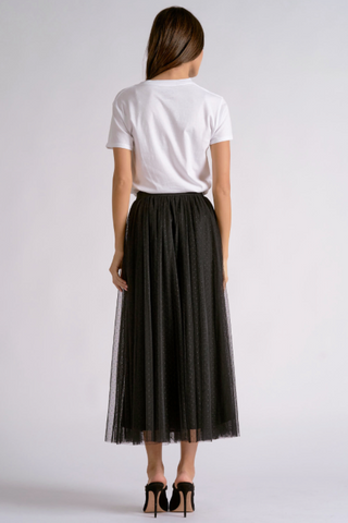 Elan Morgan Dot Skirt