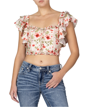 Miss Me Bennita Floral Crop