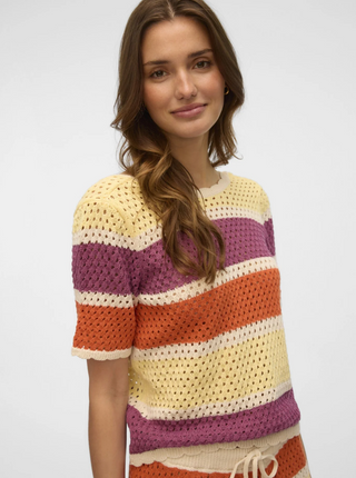 Vero Moda True Crochet Deep Back Top