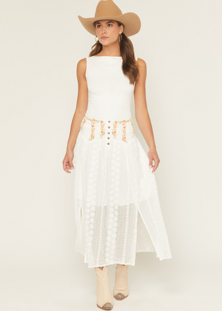 Miss Me Lacy Embroidered Maxi