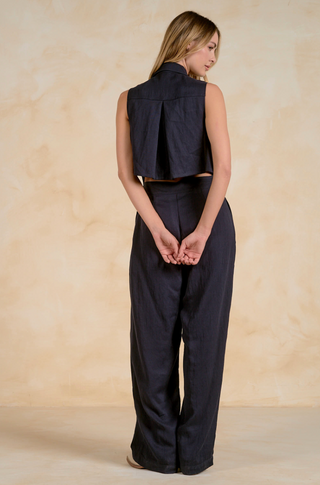 Elan Candice Split Back Jumpsuit