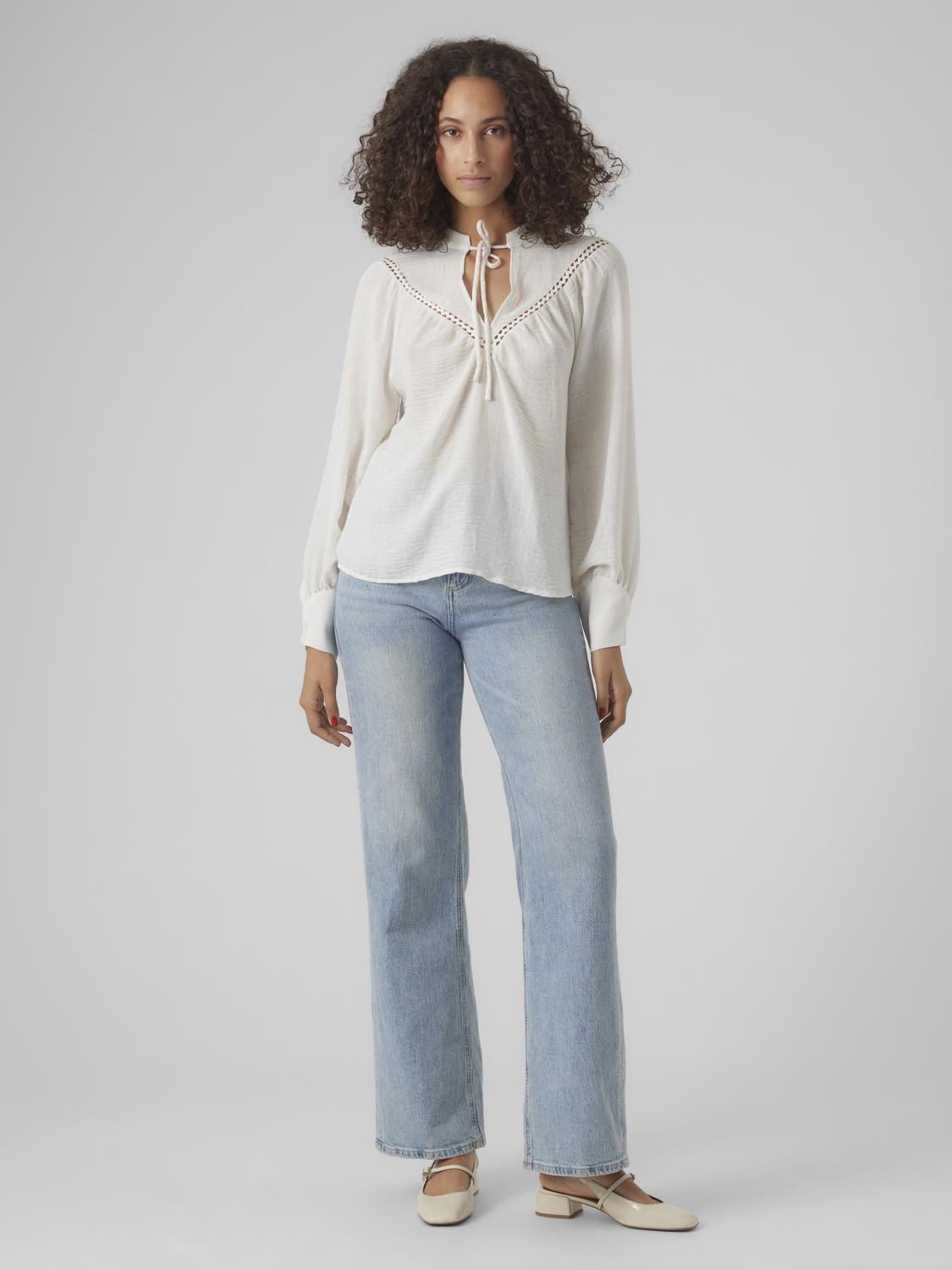 Vero Moda Chris Peasant Tie Top