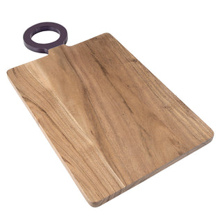 Wood Board with Enamel Handle