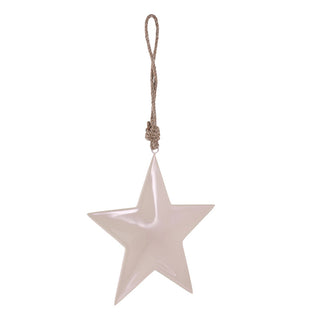 Lilac Enamel Star Ornaments