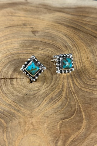 Boho Sol Turquoise Earrings