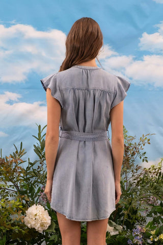 Shae Button up Mini Dress