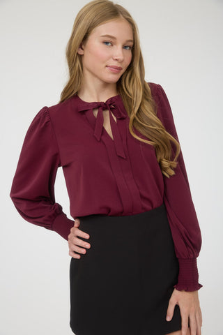 Charlotte Smocked Sleeve Top