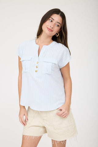 Diane Pocket Top