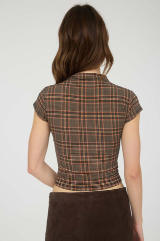 Cynthia Plaid Crop top