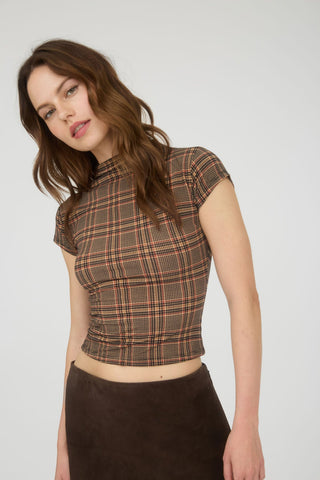 Cynthia Plaid Crop top