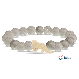 Fahlo Snow Leopard Tracking Bracelet