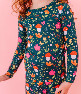 Bird and Bean Girls Sylva Pajamas