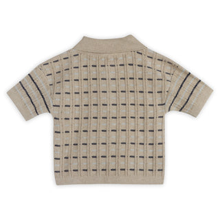 Viverano Henry Textured Polo Shirt and Shorts
