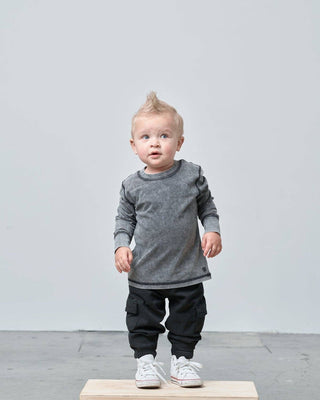 Little Bipsy Baby Boy Washed Long Sleeve Tee