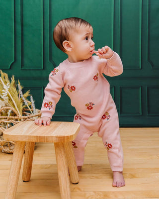Viverano Floral Bouquet Pink Jumpsuit