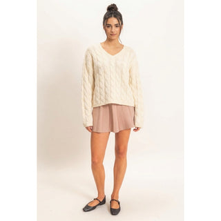 Alicia Cable Knit Sweater