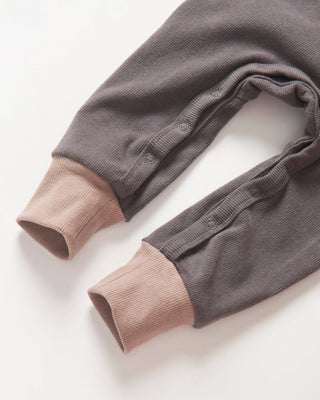 Little Bipsy Baby Colorblock Ribbed Romper