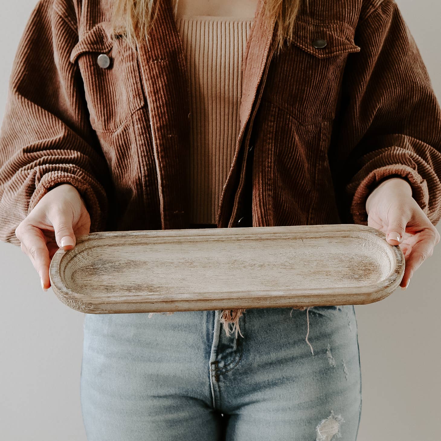 Sweet Water Decor Rustic Wood Tray