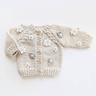 Huggalugs Flower Cardigan
