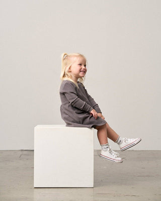 Little Bipsy Girls Long Sleeve Ribbed Dress