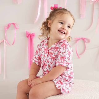 Caden Lane Girls Bow Besties Lounge Set
