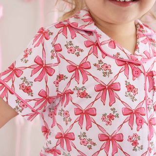 Caden Lane Girls Bow Besties Lounge Set