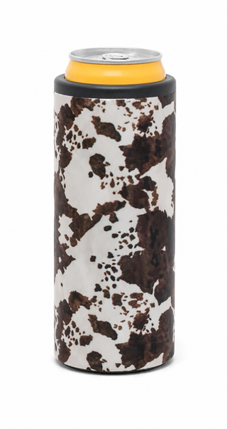 Cooling Can in Brown Cowhide