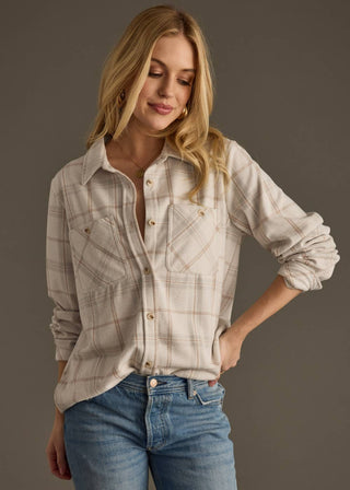 Panache Apparel Andrea Plaid Button Up