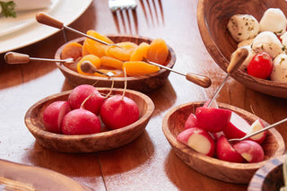 Verve Italian Olivewood Aperitivo Bowl Set