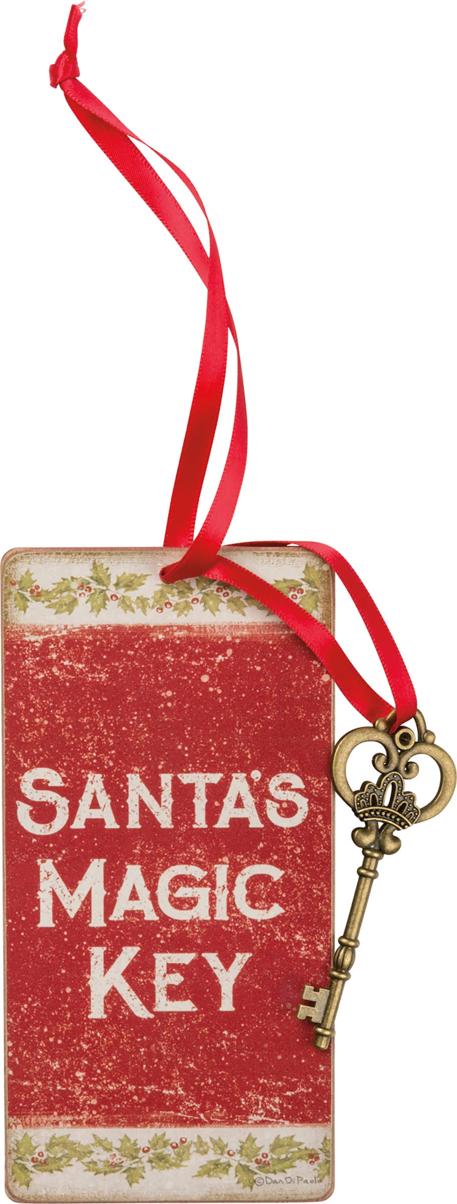 Vintage Santas Magic Key Ornament
