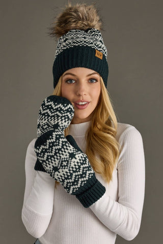 Panache Patterned Mittens