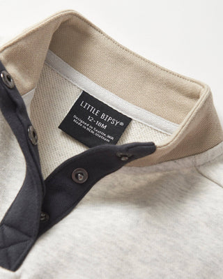 Little Bipsy Baby Colorblock Mockneck Pullover