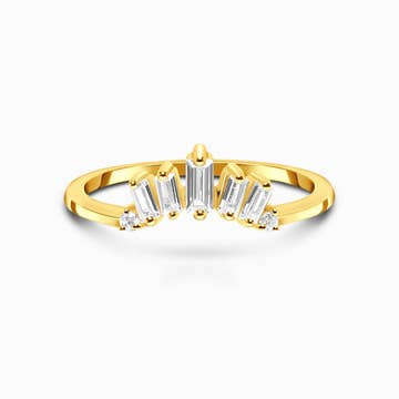 Moon Magic Yellow Gold Rings