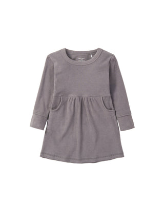 Little Bipsy Girls Long Sleeve Ribbed Dress