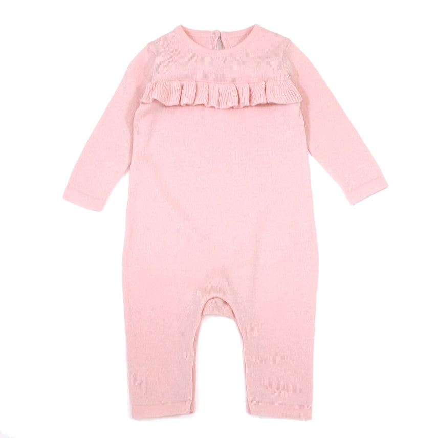 Viverano Milan Knit Ruffle Jumpsuit