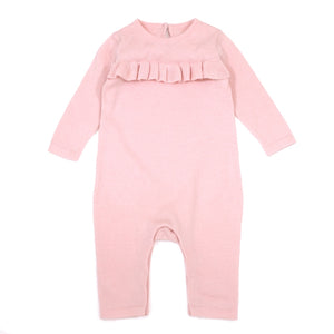 Viverano Milan Knit Ruffle Jumpsuit