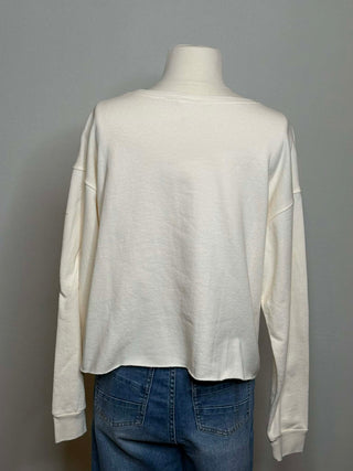 Commons Womens Monica French Terry Crop Top