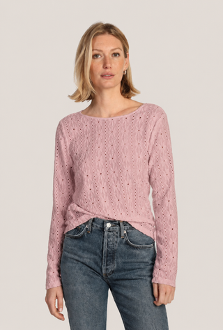 Dylan Beau Eyelet Top