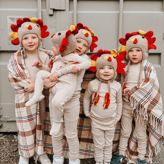 Huggalugs Turkey Earflap Beanie