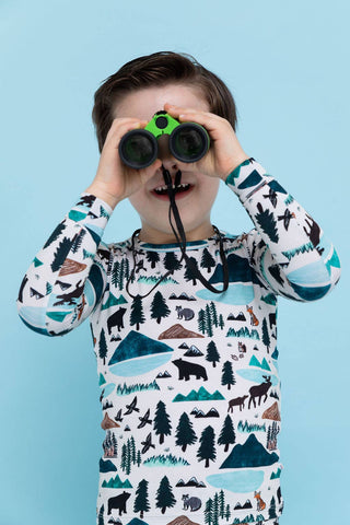 Bird and Bean Kids Wild Mountain Pajamas