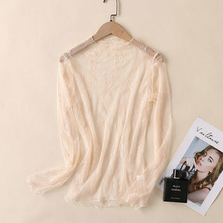Teresa Sheer Mesh Lace Top