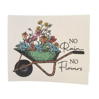 Swedish Dishcloth Garden Floral