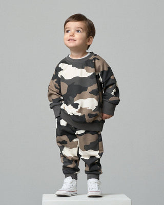 Little Bipsy Baby Camo Crewneck